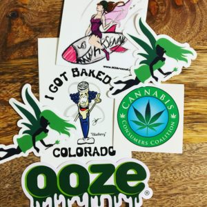 cannabis stickers